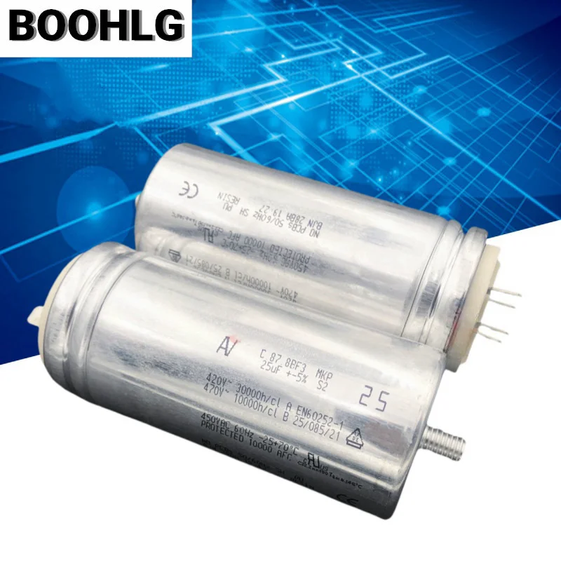 1PCS C.87.8BF3 25uF ARCOTRONICS 470V motor operation starting capacitor AV