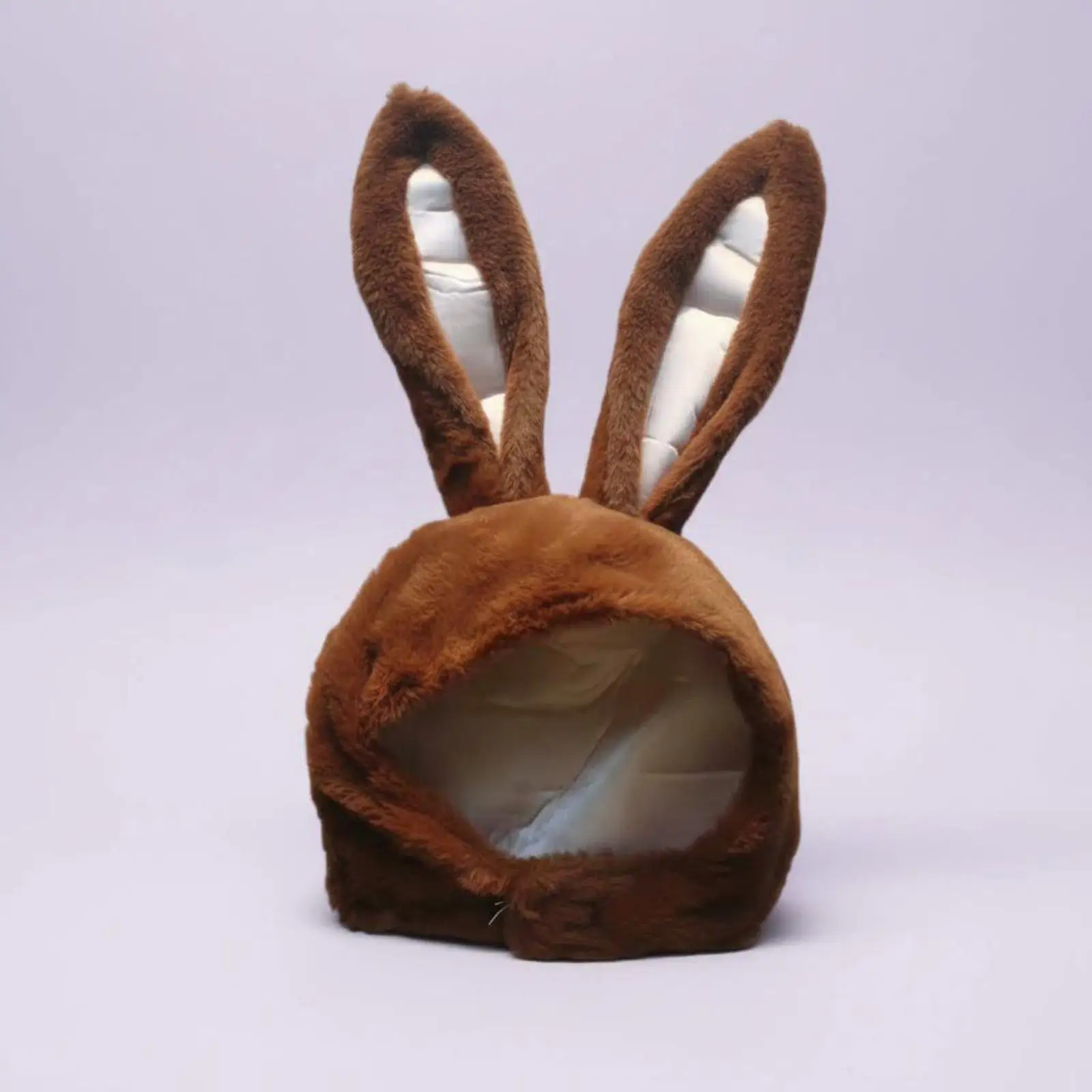 Long-Eared Headpiece Hood Photo Prop Hare Ear Hood Soft and Cozy Cuddly Hare Hat for Girls, Cosplayers, Photoshoots, Parties,