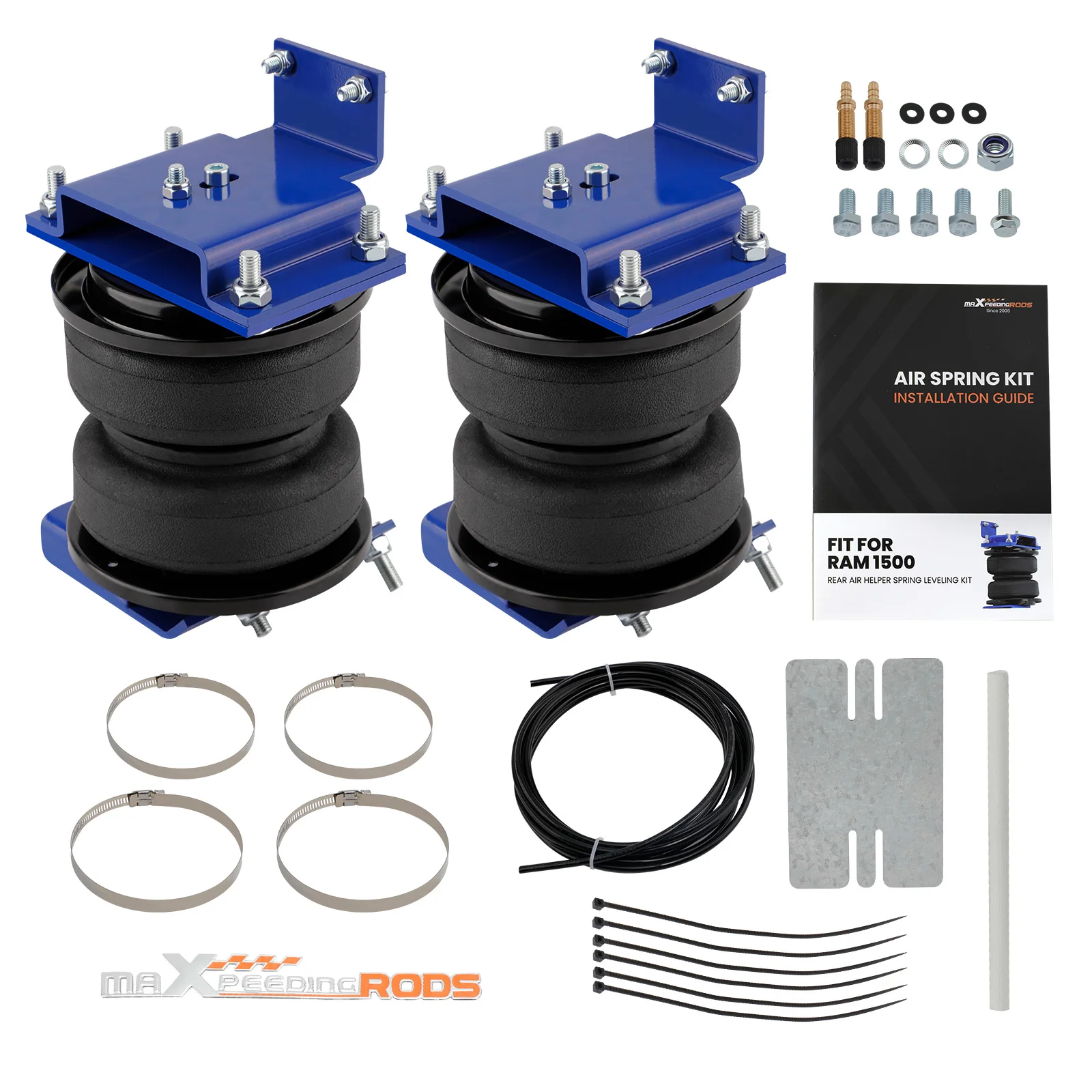 

MaXpeedingrods Air Helper Spring Bags Level Suspension Kit for Dodge Ram 1500 Classic Pickups 2019-2023