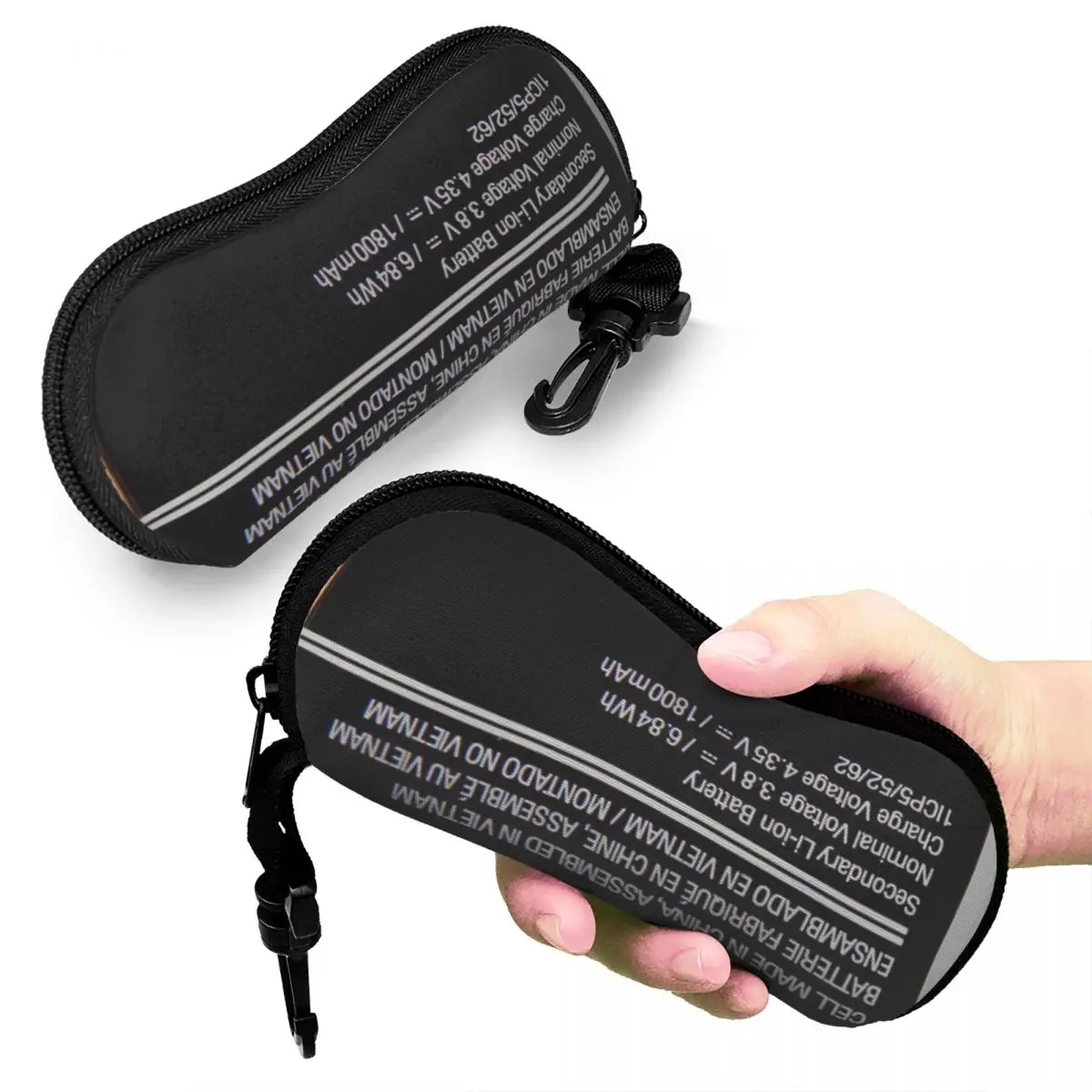 

Swollen Battery Premium Shell Glasses Case Protective Sunglasses Box Women Men Soft Eyeglass Bag Pouch