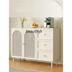 Credenza armadio moderno e minimalista in Rattan armadio portaoggetti per uso domestico piccolo appartamento applique da parete armadio di lusso per corridoio