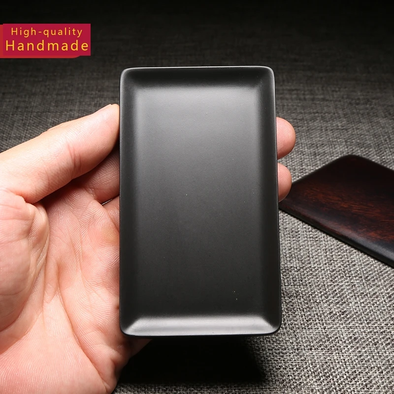 

Non-Heritage She Inkstone/Plain Inkstone/Natural Gemstone Inkstone Practical Study Ink Plate Mine Timber Calligraphy Materials