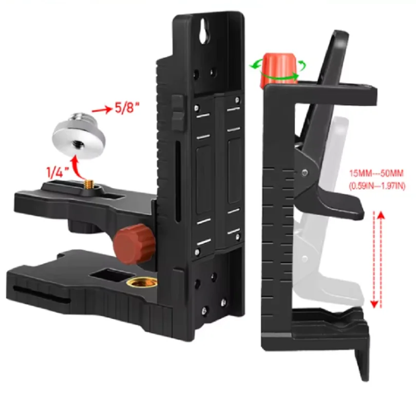 Heipoe Super Strong Magnet Pulls L-bracket Leveling Support for Universal Laser level bracket