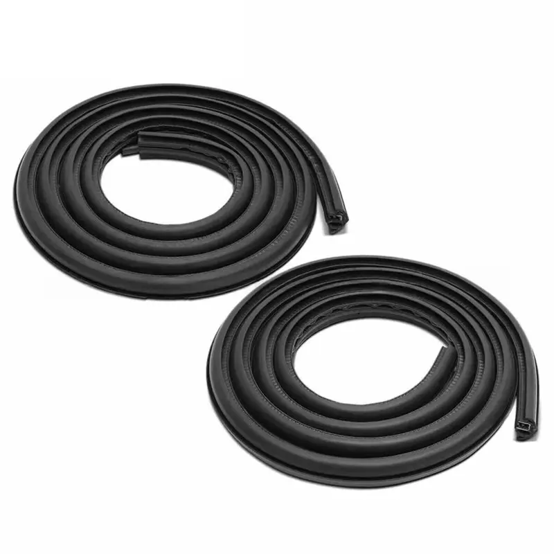 Front Door Weatherstrip Seal 1Pair For Toyota 4Runner 1996- 2002 6231135013 6231235013 Sllence Open Sealing Strip