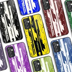 CyberS Style P-PunkS Phone Case Glass for Samsung Galaxy S24 S21 S22 S23 S20 Ultra Fe Plus A34 A54 A24 A52 A53 M54 Cover