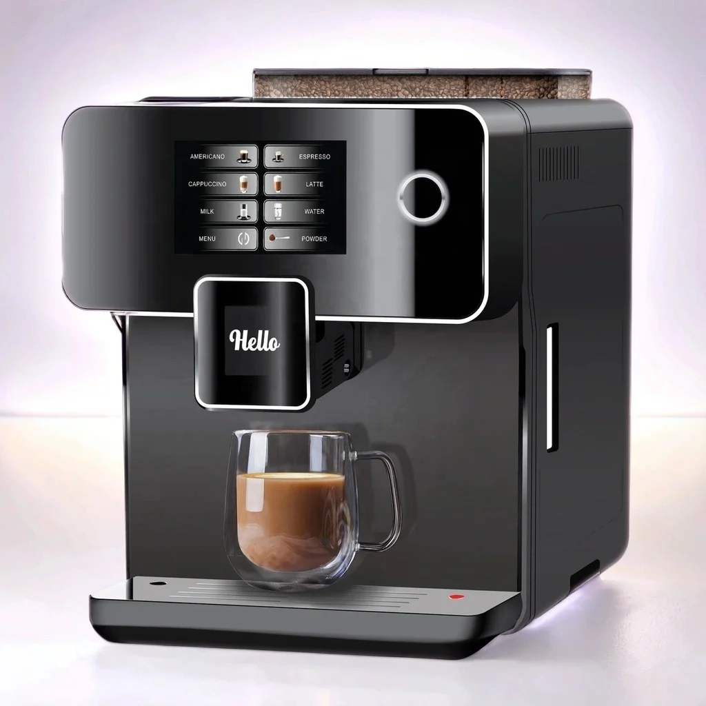 Automatic 1250W 19bar Kahve Makinesi Cafetera Cappuccino Professional Italian Espresso Machine Coffee Maker