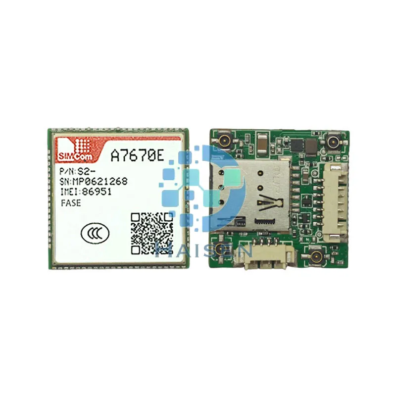 HAISEN SIMCOM A7670E-FASE Core Board A7670E-FASE Ontwikkelingsbord LTE CAT1+4G+2G+BT+GNSS+Voice A7670