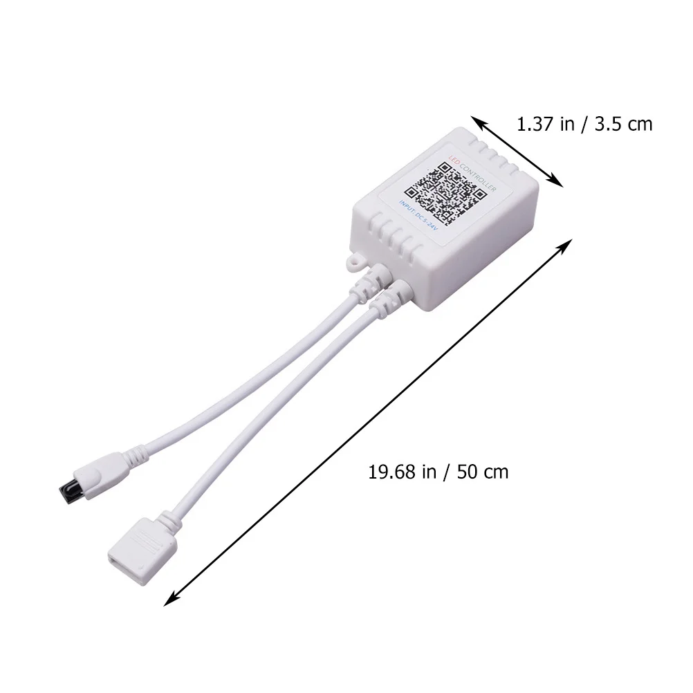Control Remoto para Tira de Luces LED RGB, Receptor Inalámbrico, Control Móvil, Brillo Ajustable, Tira de Luz LED con Gradiente