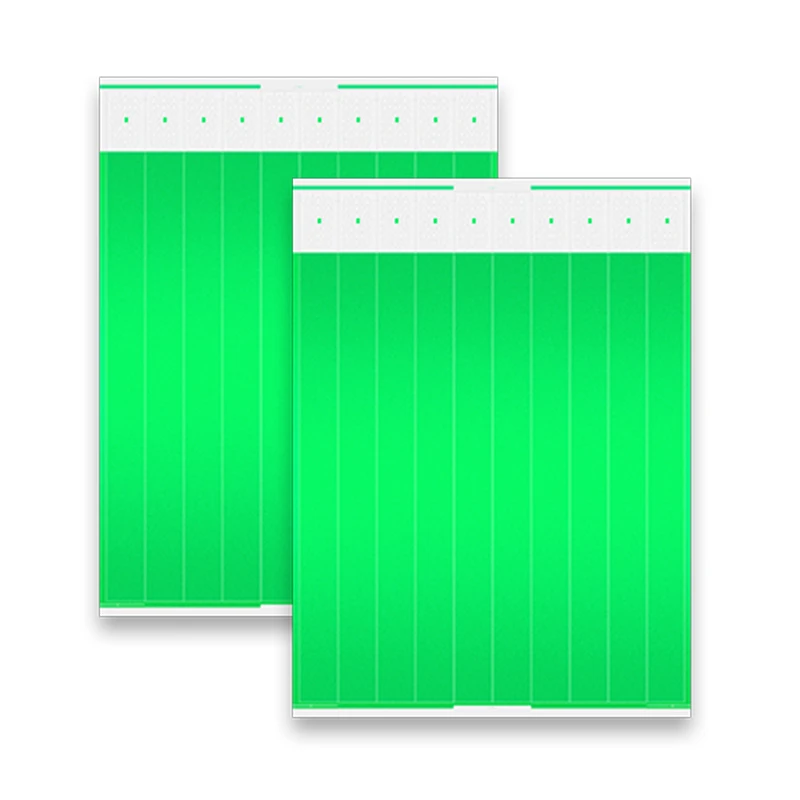 100 pcs disposable pp sythetic paper waterproof party bracelets events wrist strap parties colors