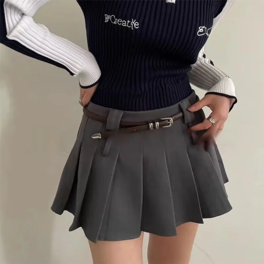 

All-match Adjustable Women's Belt Harajuku Pu Leather Y2k Waist Belt Korean Style Retro Jeans Waist Band Women