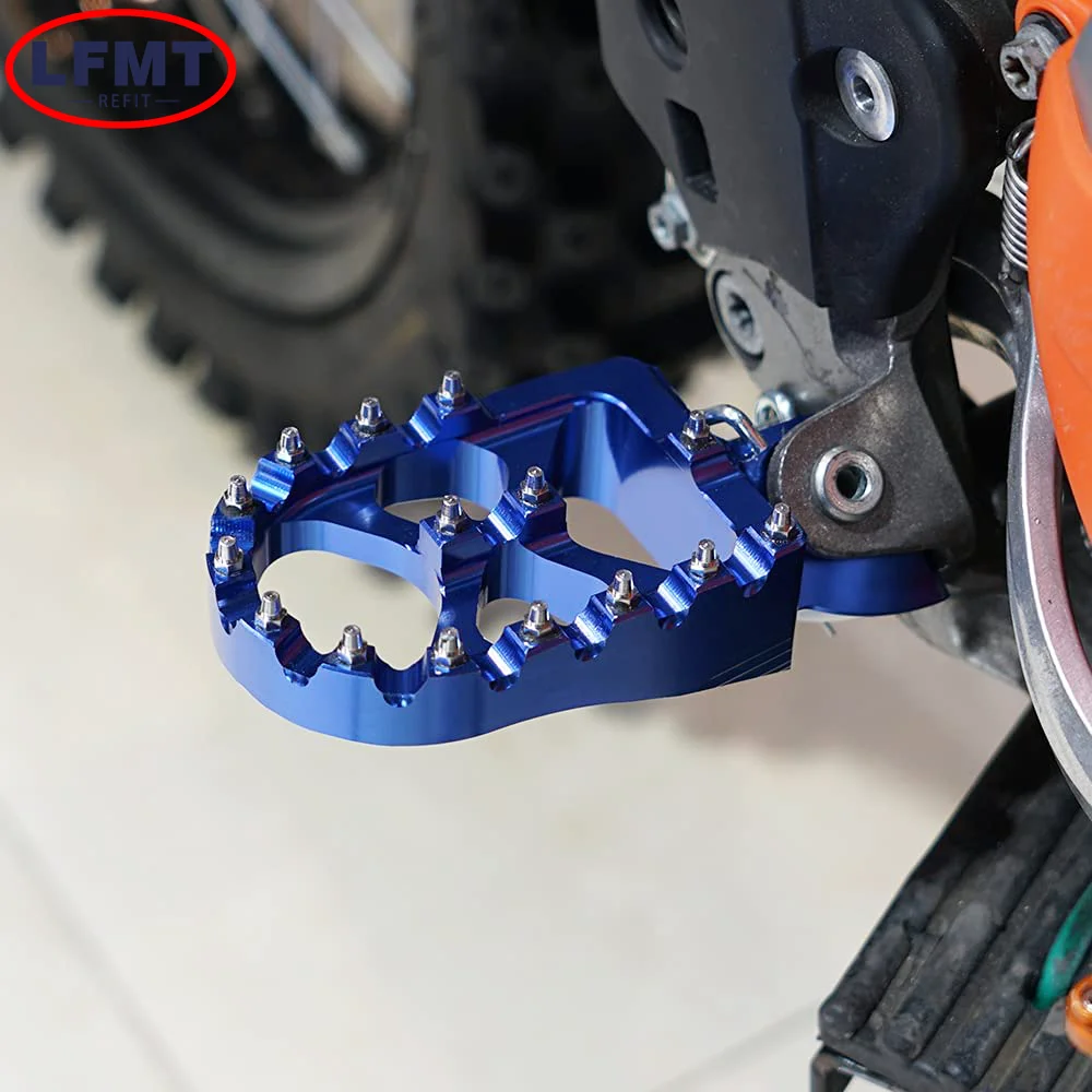 CNC Foot Peg Footrest Footpeg Pedals For KTM SX SXF XC XCF EXC EXCF 125-500 For Husqvarna TX FX TC FC TE For GasGas MC EX EC F