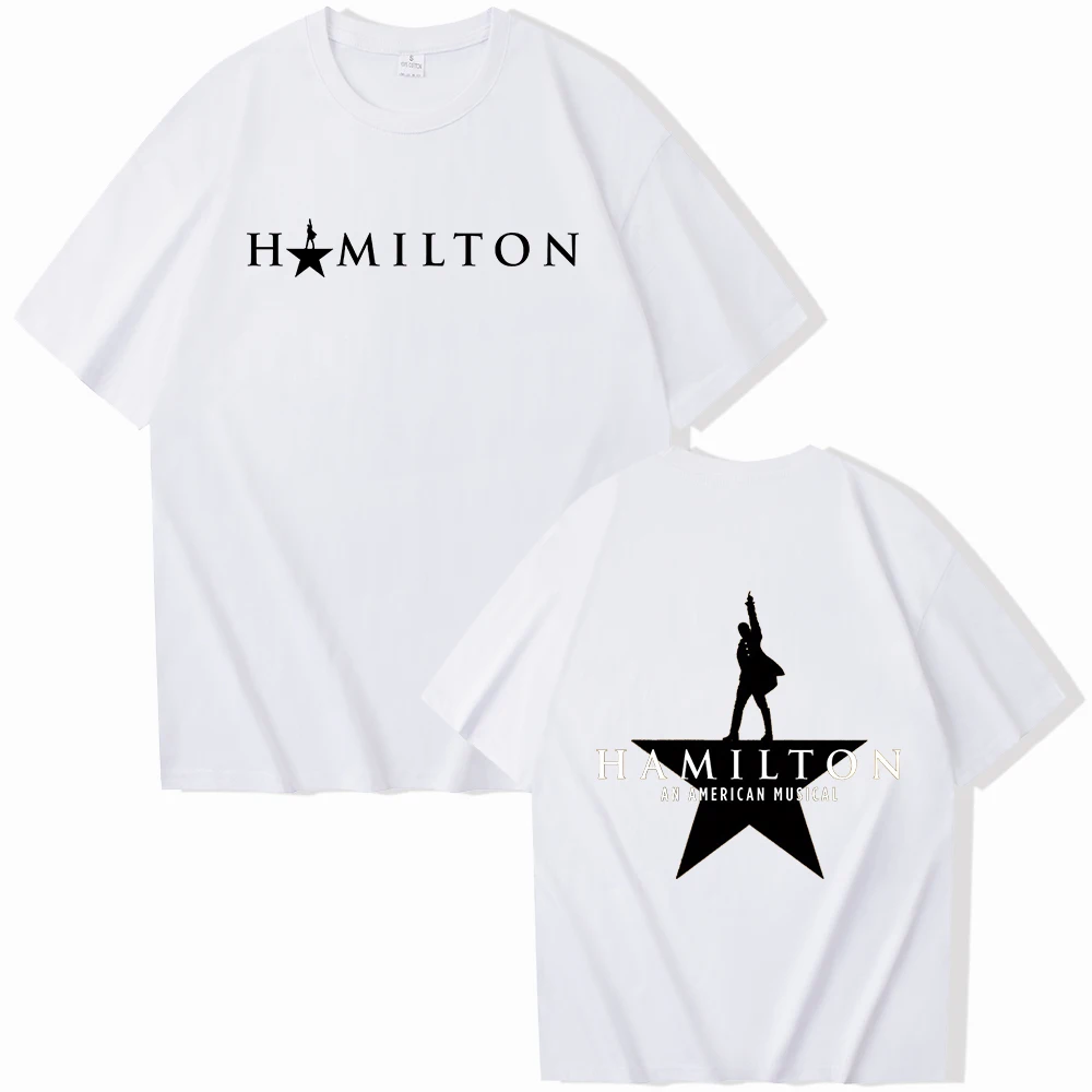 Hamilton: An American Musical Original Broadway Cast  Short Sleeve T-shirt Harajuku O-neck Summer Casual Shirt