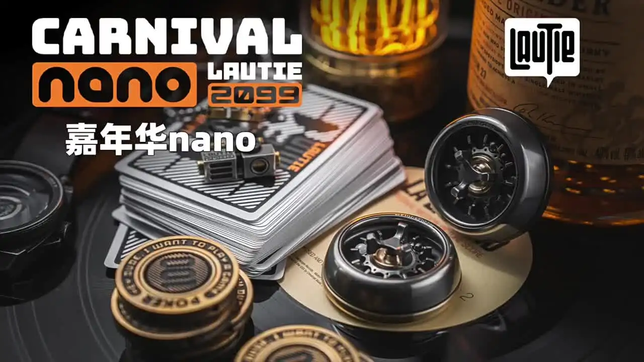 LAUTIE Carnival-Nano Roulette Linkage Fidget Spinner Stress Relief