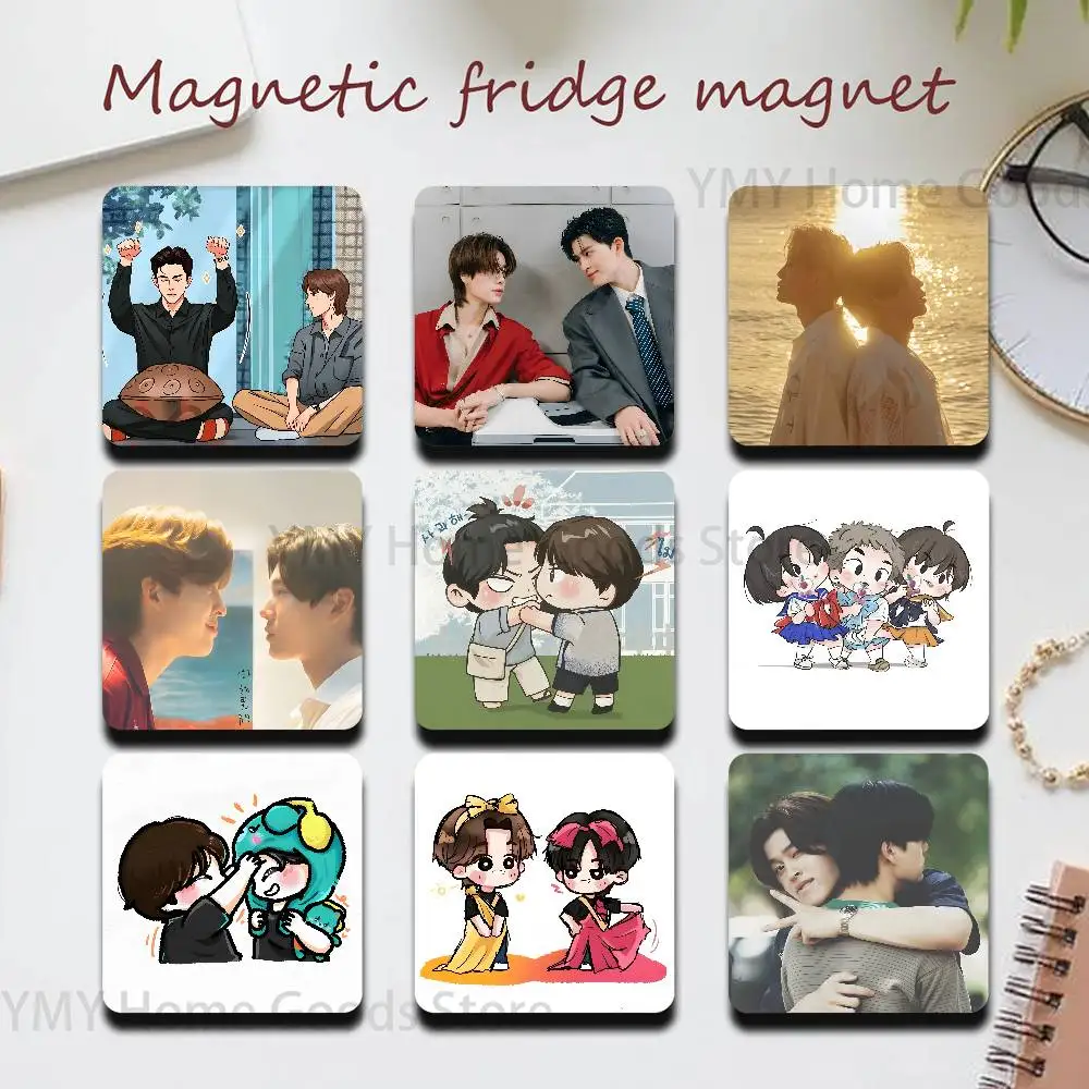 PondPhuwin New PVC Fridge Magnet for Cartoon Refrigerator Decor For Child Magnetic Toy
