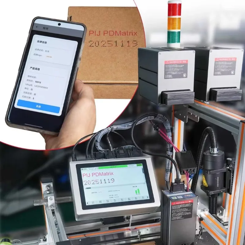 FL Wholesale Inkjet Printer Durable PIJ Coding Machine UV/Quick-dry Ink for Plastic/Label Paper Accurate Printing Customized