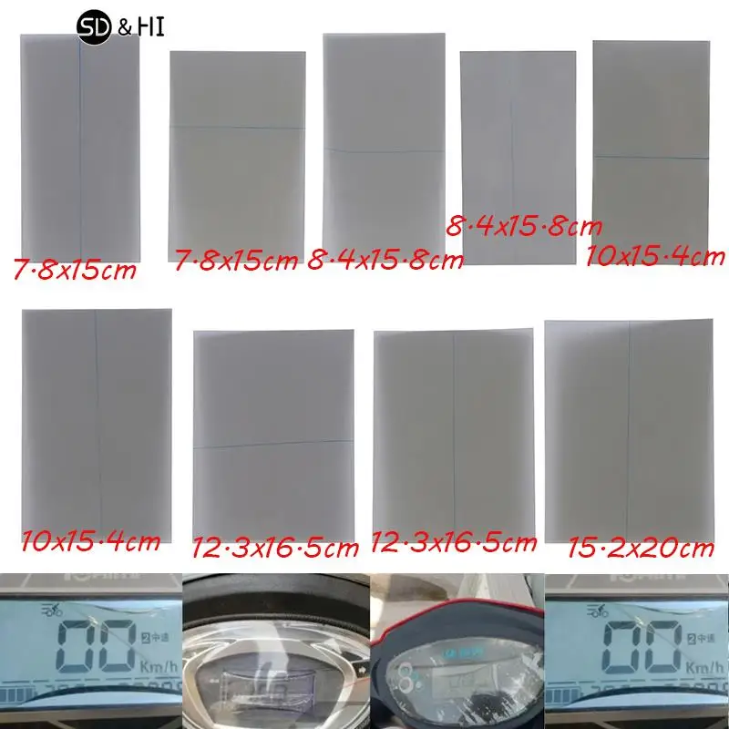 10 Inch(18CMx18CM)Polarizing Horizontal Polarizer Film Universal Film Watch Multimeter Calculator LCD Display Repair Film Tools