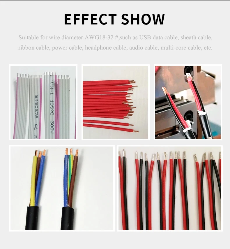 2026 Bestselling 4F Pneumatic Multi-Core Power Cord Stripper Inner Core Stripper User Manual