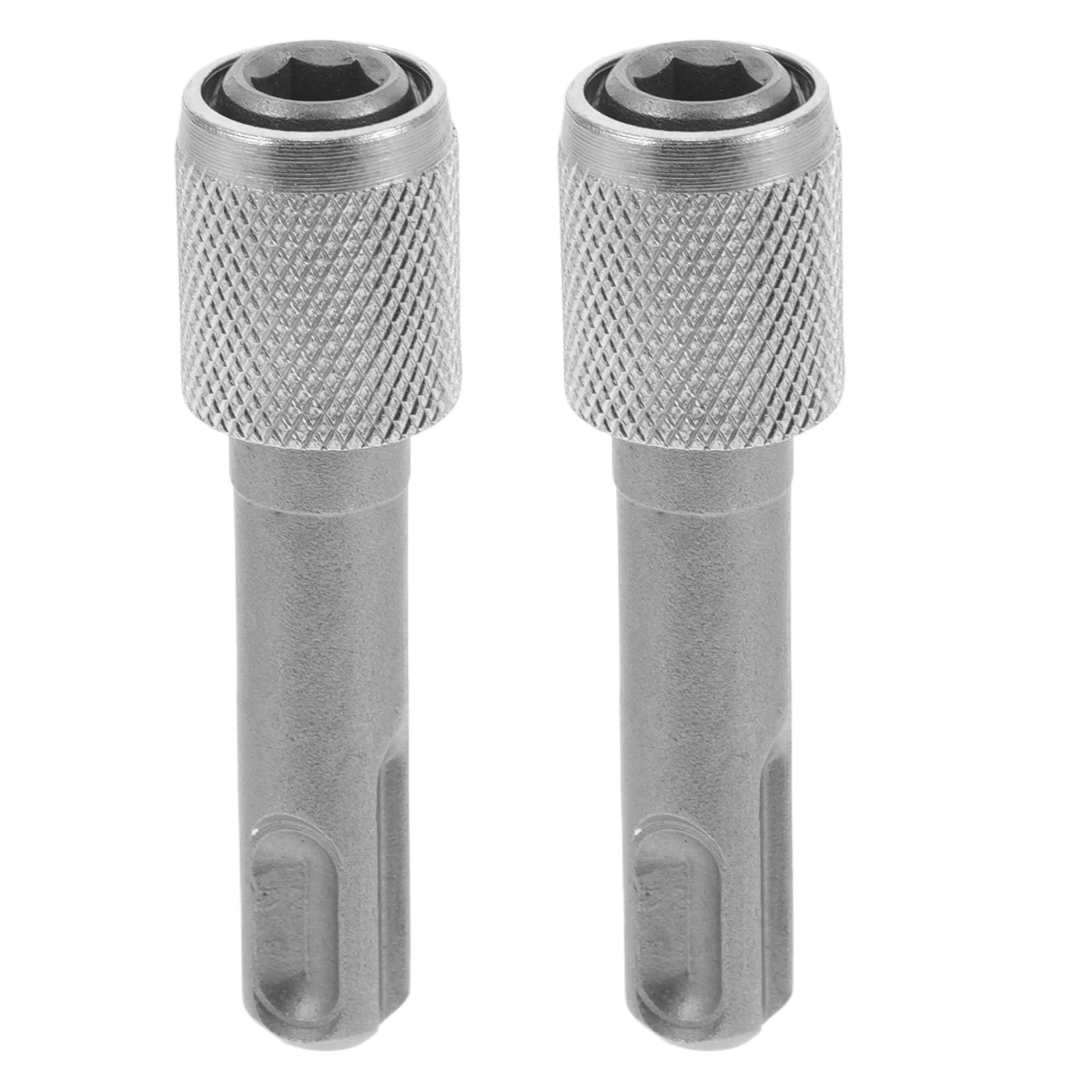 2 Pcs Electric Hammer Adapter Hex Bit Extension Drill Socket 6 35mm Telescopic Converter Material Easy Use