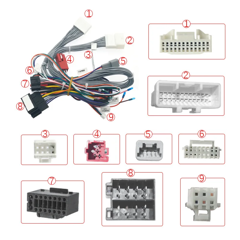 Canbus Box For Renault Megane2 2004-2007 Harness Power Cable Android Car Radio Multimedia