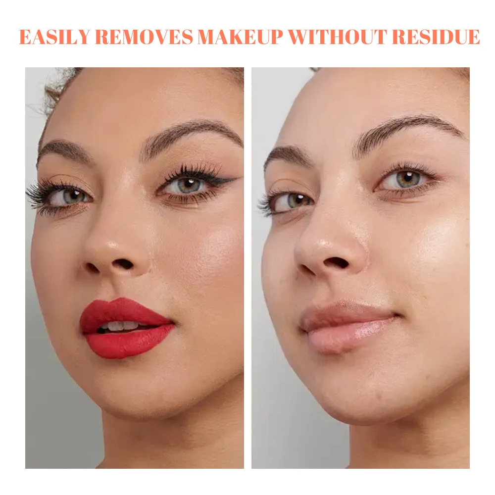 لوشن مزيل المكياج المحمول 50 مل، تنظيف الشفاه والعين والعناية اللطيفة والمكياج ومزيل البشرة أثناء السفر، مستحضرات تجميل منعشة للوجه #4