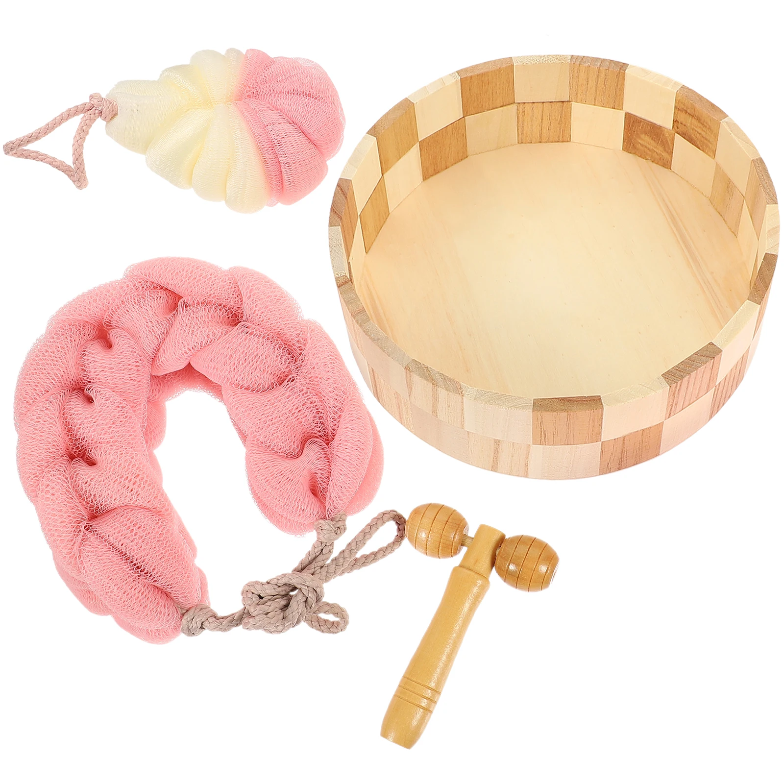 1 مجموعة كرة الاستحمام كيت قسط الجسم الغسيل أداة تنظيف القدم الاسترخاء حمام الملحقات هدية مجموعة لوازم تنظيف الجسم