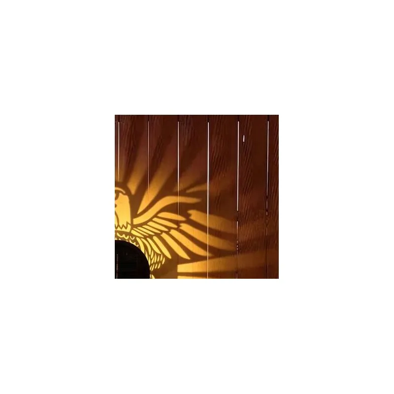 Solar Powered Wall Light Waterproof 4th of July Decorations Lights Deck Step Fences Lights for Outdoors Patio Yard Garden Decor