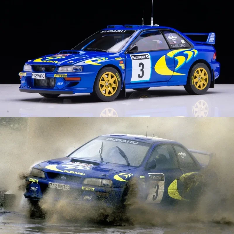 

Масштабная модель гоночного автомобиля 1:18 S5 WRC 1997 из литого металла, высокодетализированная коллекционная миниатюра, подарок для взрослых и мальчиков