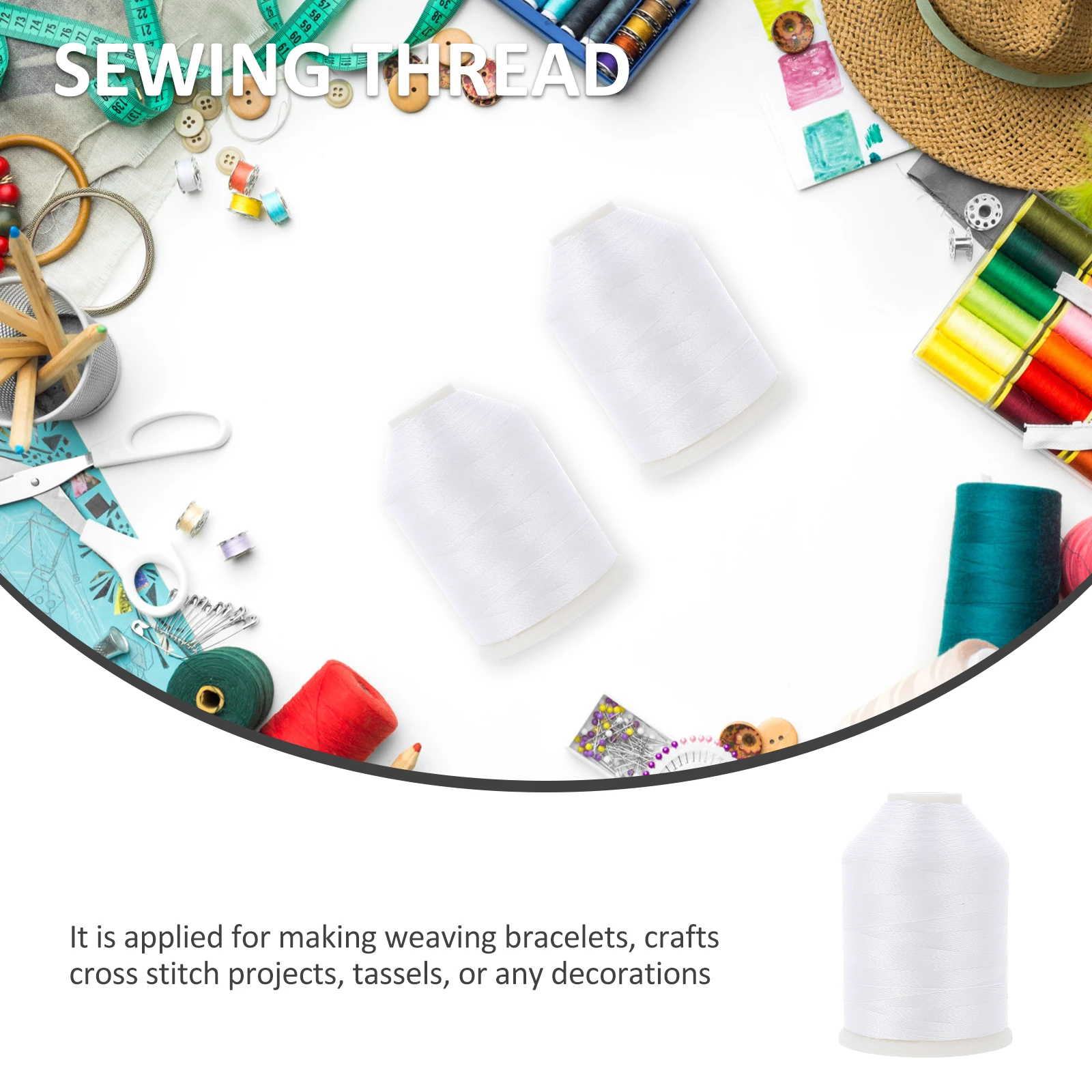 

Professional Embroidery Thread Multi-Function Sewing Floss for DIY and Handicraft Projects Sewing Thread
