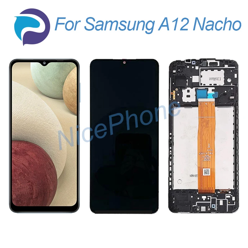 

For Samsung A12 Nacho LCD Screen + Touch Digitizer Display SM-A127F/DSN/DS/M/U A12 Nacho A127 LCD Screen Display