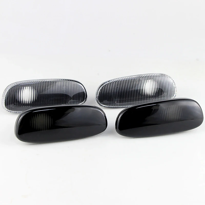 2x عدسة مدخنة الجانب ماركر مصباح إشارة لا لمبة OEM: 84401FA050 ل 1993-2001 سوبارو امبريزا GC GM GF اليسار اليمين اكسسوارات السيارات