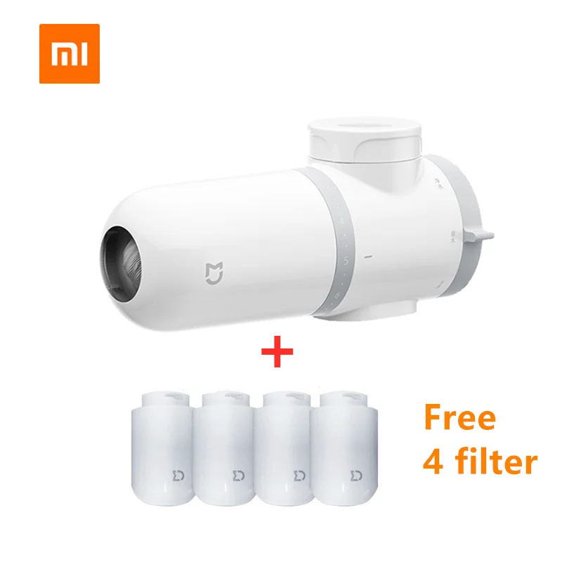 Xiaomi Water Faucet Purifiers Kitchen Faucet Percolator Water Filter Activated Carbon Filteration Device Rust Bacteria Removal