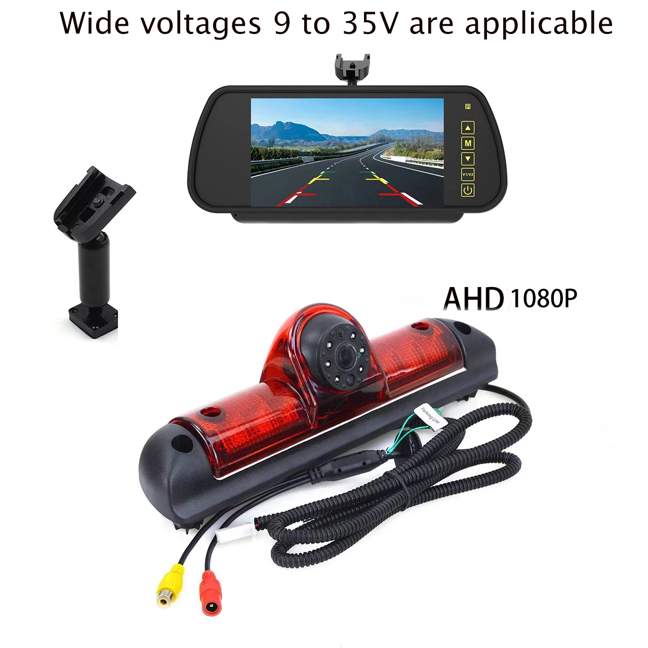 

FOR High-Mounted Brake Light Reversing Camera HD Night Vision Rear View Camera Suitable for FIAT Ducato CitroenAHD1080P