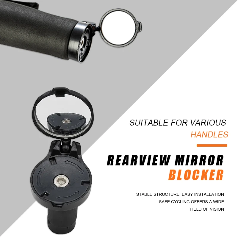 NPY 2026Bicycle Mini Handlebar Rearview Mirror Adjustable Rotate Clear Cycling Convex View Mirrors for MTB Road Bike Accessories - view 4