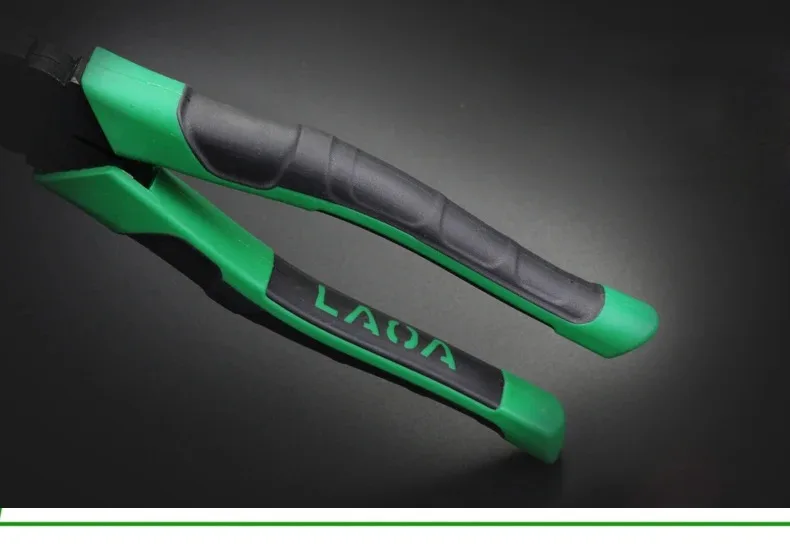 LAOA Drahtschneider-Zange, CR-V-Zangen-Sets, Spitzzange, Diagonalzange mit Feder, Kabel, Draht-Seitenschneider, Werkzeuge – Detail 15
