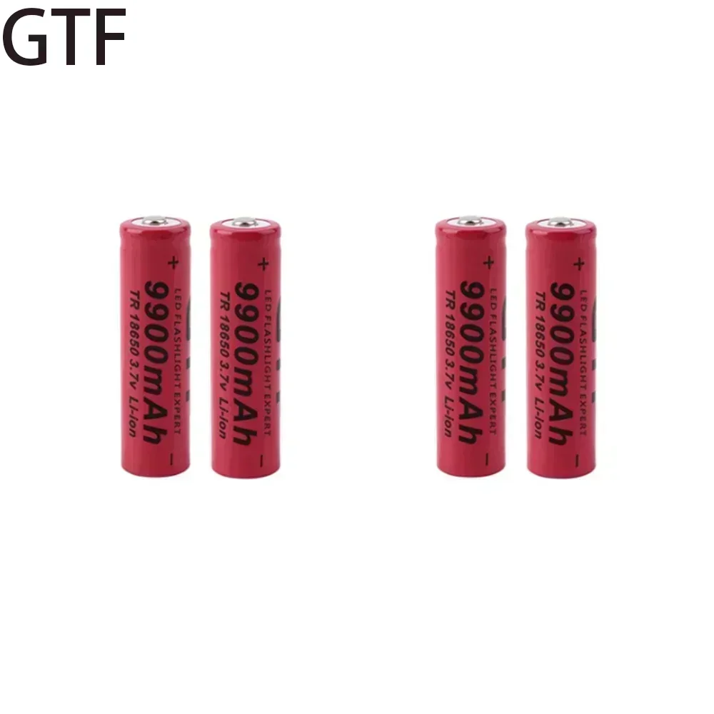 New 18650 lithium-ion battery 3.7V 9900mAh LED flashlight rechargeable battery 18650 battery