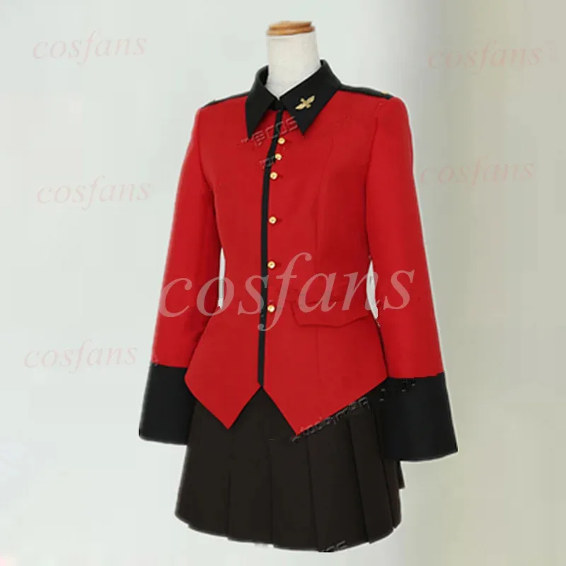 

Cyanime Girls und Panzer Darjeeling Cosplay Costume Darjeeling uniforms Suits for Halloween Party Costumes cosplay boot in stock