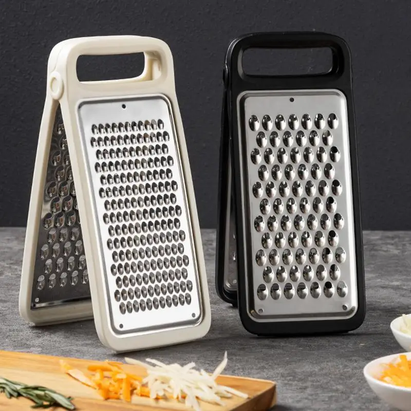 Foldable Double Sided Stainless Steel Vegetable Cutter Kitchen Multifunctional Grater Potato Cucumber Slicer