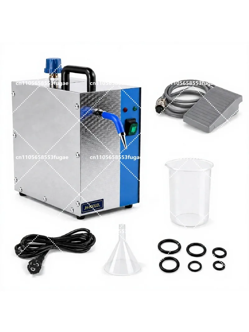 Professional Jewelry Steam Cleaner 1300W 2L Stainless Steel Ultrasonic Cleaner for Silver Gold Rings Necklaces