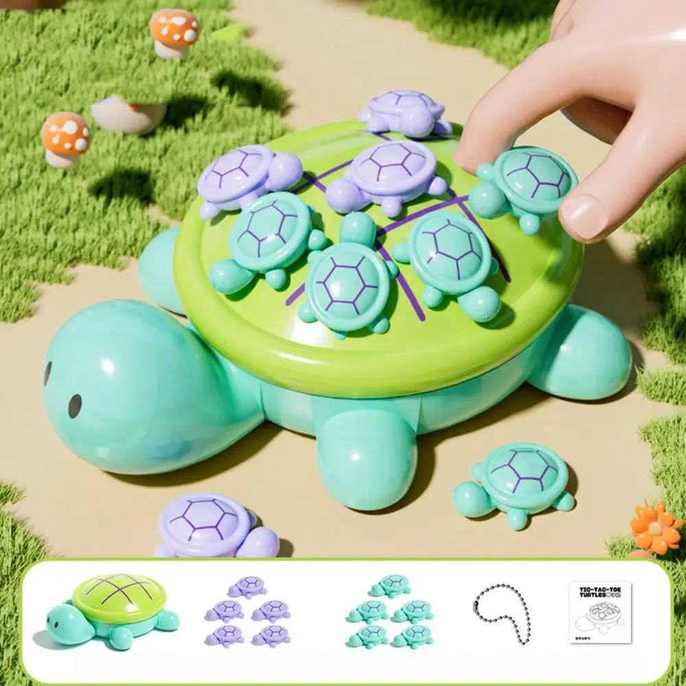 Creatief magnetisch schaakspel Cartoon schildpad Ontwerp Strategie Bordspellen Kleur willekeurig draagbaar educatief interactief speelgoed