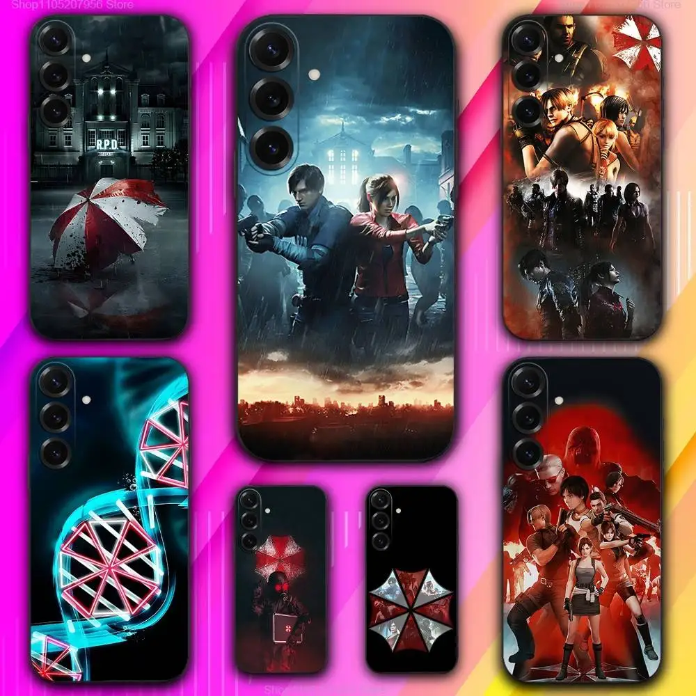 

R-Resident Game E-Evil For Samsung A 73,72,71,53,52,51,41,40,30,22,21,13,12,Note 20,10,9 Ultra Pro 5G Soft Phone Case