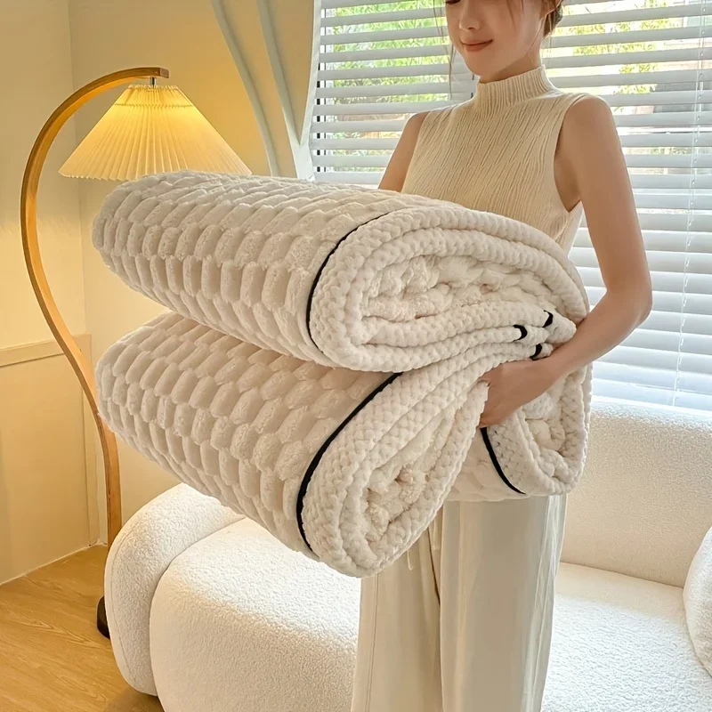 Luxury Soft Lightweight Plush Blanket for Travel Sofa Bed Office & Home Decor Versatile Blanket for Boys Girls & Adults