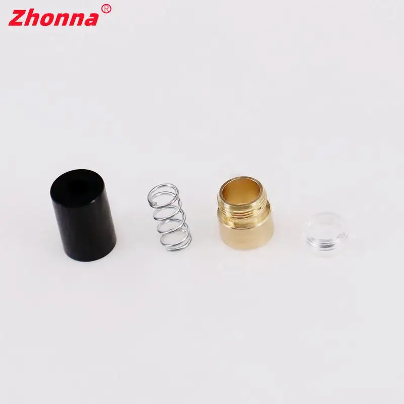 Custodia per diodo laser da 5,6 mm Molla a conchiglia da 6X12 mm con lente collimante in metallo 200nm-1100nm Fai da te per modulo LD BrassCase