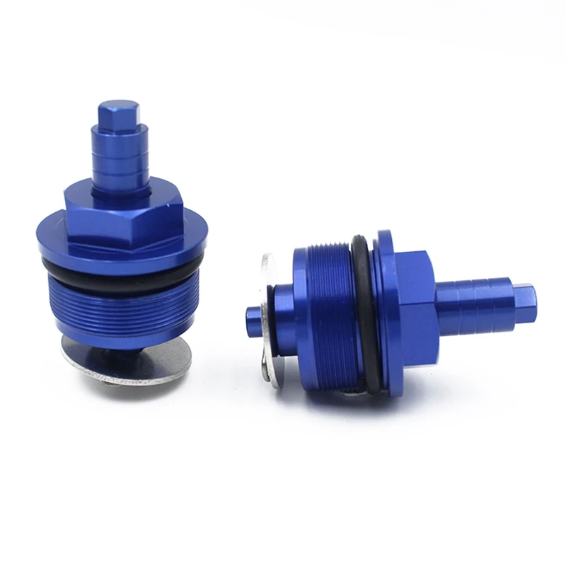 Motorcycle Shock Absorber Screw Decoration Front Fork Screw Cover For Suzuki GW250 DL250 GSX250R Blue Replacement