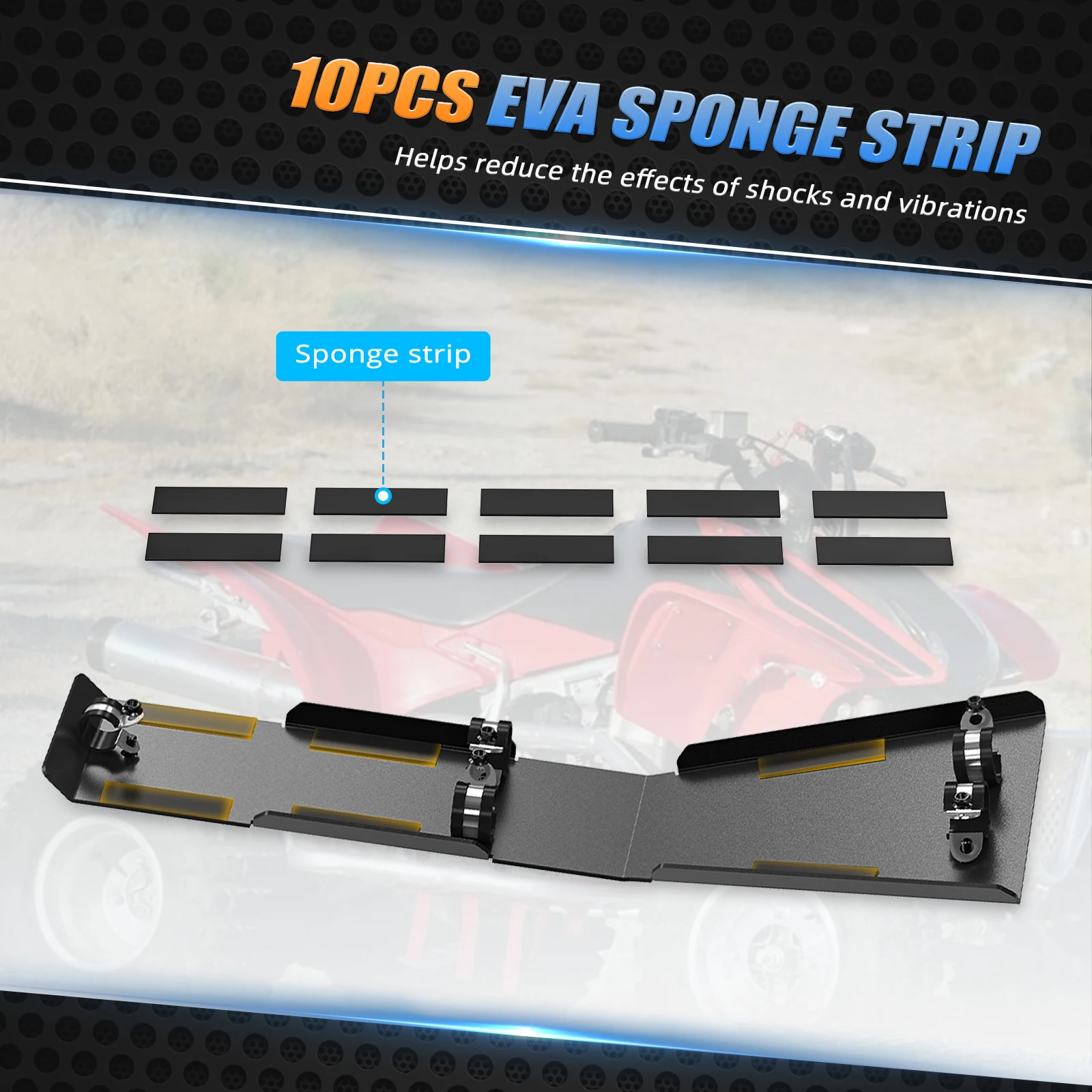 For Honda TRX450R 2006-2009 TRX450ER 06-14 Frame Engine Skid Glide Plate ATV Part Chassis Guard Protection Cover 50360-HP1-600