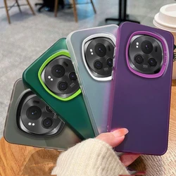 For Honor Magic6 Pro Case Honor Magic6 Phone Cover BVL-N49 BVL-AN00 Case Magic 6 Pro Luxury Metallic Aurora Skin Matte Cover