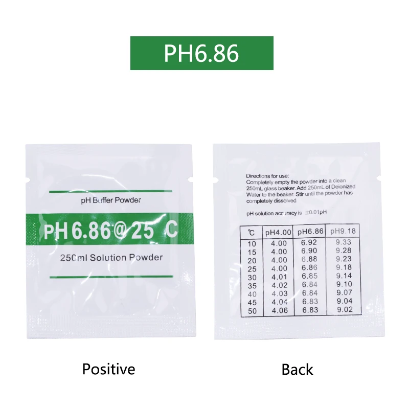 1 set 3 Calibration Point 4.00/6.86/9.18 PH Buffer Powder Solution for PH Meter Calibration