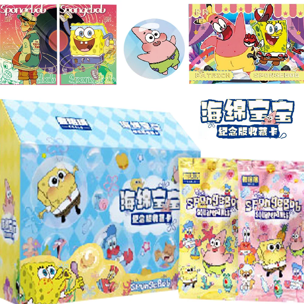 

Original SpongeBob SquarePants Collection Card Animated Characters The Beachburg Dynamism Motion Card Birthday Gift for Children