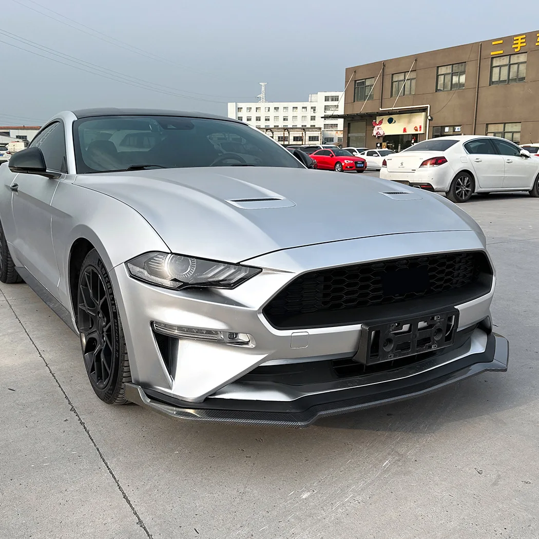 

For Ford Mustang MK6.5 2018-2023 front bumper front lip spoiler exterior modification