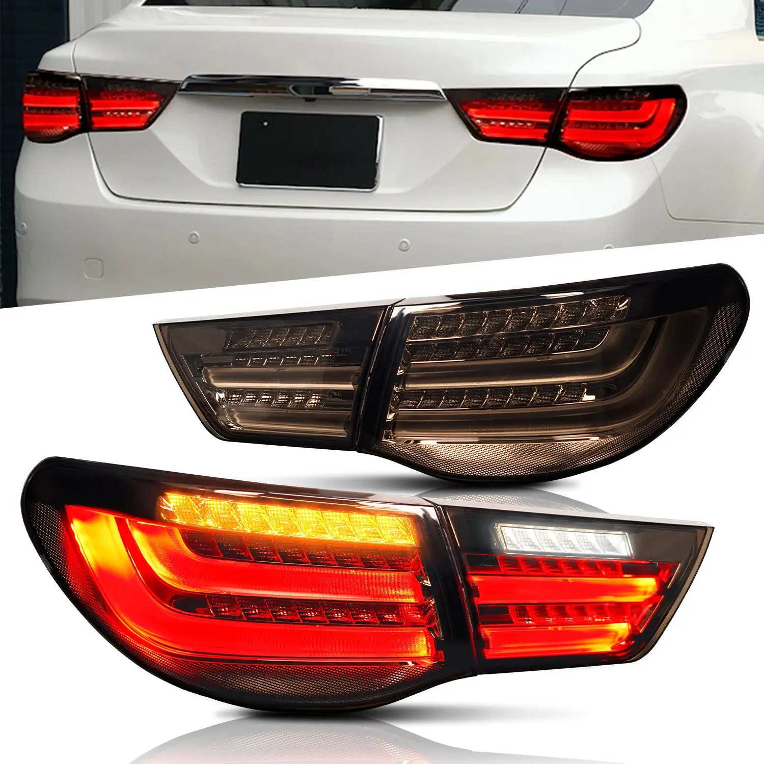 

Suitable for Toyota 10-12 new Ruizhi led taillight assembly modified BM LED running lights brake lights
