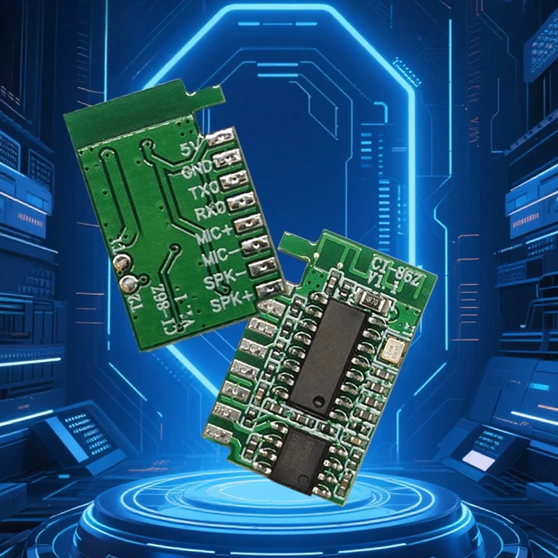 CI-86Z Bluetooth-compatible Voice Recognition Module, Serial Download AI Offline Voice Development Board, AI Control Module